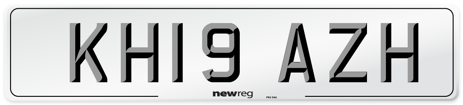 KH19 AZH Number Plate from New Reg